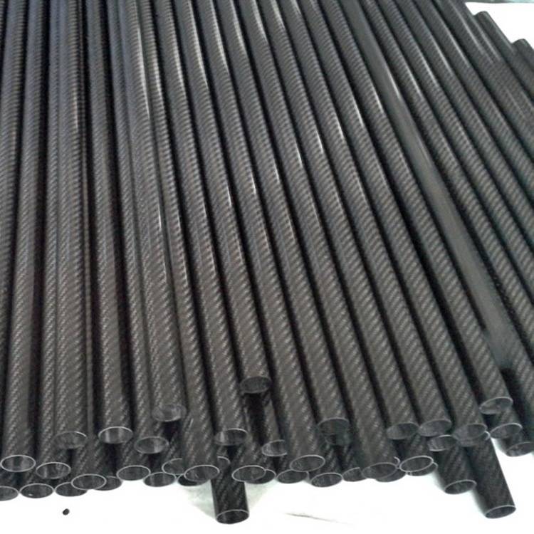 Shenzhen factory 3k wrapped carbon fiber tube poles for rc hobby pipes